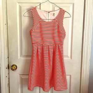 Super cute dress. Orange & white stripped.